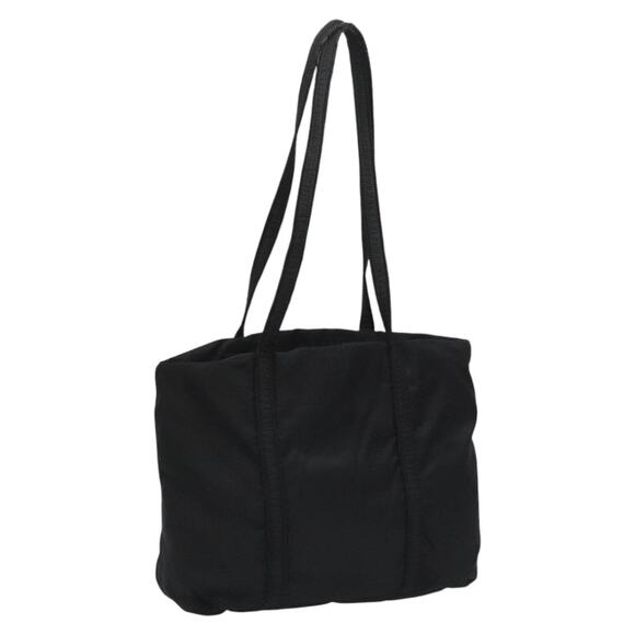 PRADA Tote Bag Nylon Black Silver - Picture 1 of 16